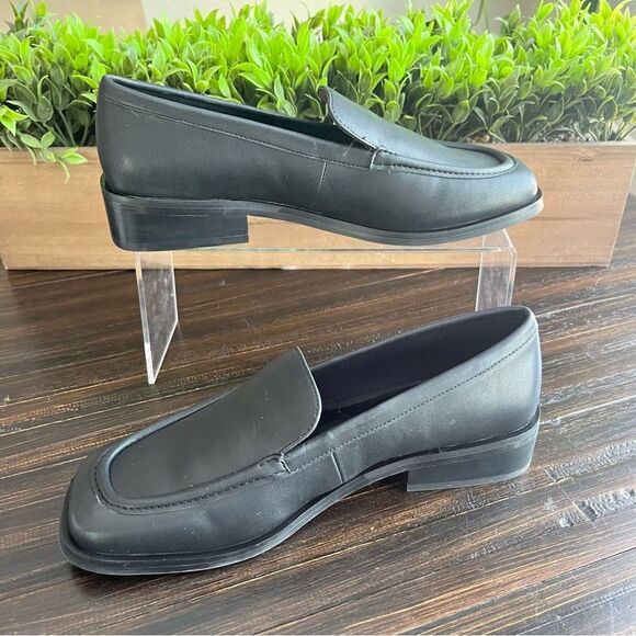OPEN EDIT Blayke Loafer In Black Faux Leather Size 6.5 NEW - Picture 4 of 16